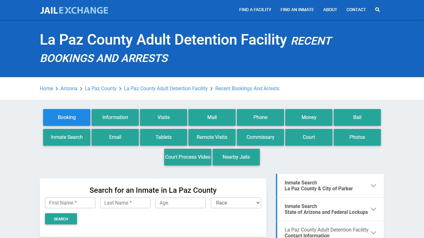 La Paz County Adult Detention Facility - Jail Exchange